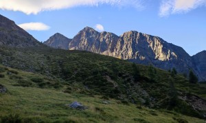 Bergtour Hohes Arnhorn - Aufstieg, Blick zum Rappler