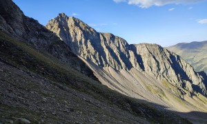 Bergtour Hohes Arnhorn - Aufstieg, Blick zum Rappler