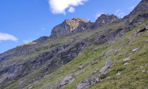 Bergtour Hohes Arnhorn - Aufstieg zur Oberen Hornscharte