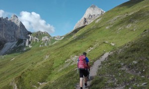 Klettersteig Hochweißstein - Zustieg Passo Sesis