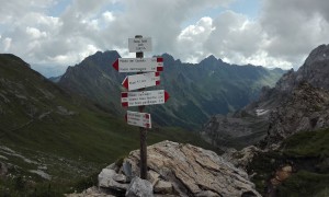 Klettersteig Hochweißstein - beim Passo Sesis