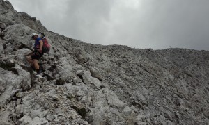 Klettersteig Hochweißstein - Schlussanstieg