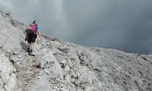 Klettersteig Hochweißstein - Schlussanstieg