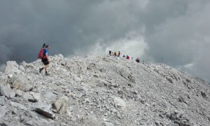 Klettersteig Hochweißstein - Schlussanstieg