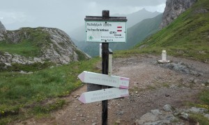 Klettersteig Hochweißstein - beim Hochalpljoch