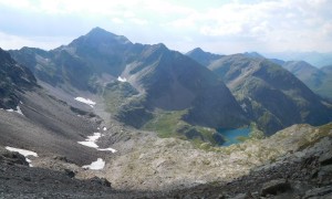 Seenparadies zum Regenstein - Blick zum Regenstein und Geigensee