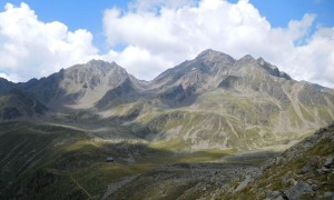 Bergtour Prijakt - Blick zum Hochschober und Hochschoberhütte