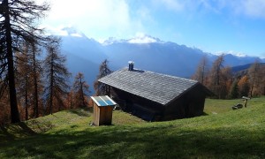 Bergtour Parggenspitze - bei der Köcker Kaser