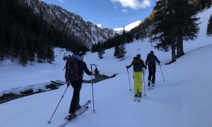 Skitour Große Kinigat - Zustieg Schöntal