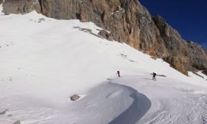 Skitour Kinigat - beim Filmoorsattel