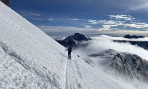 Skitour Kinigat - steile Querung