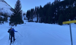 Skitour Hochspitz - Zustieg Winklertal