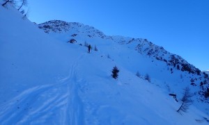 Skitour Hochspitz - steiler Aufstieg