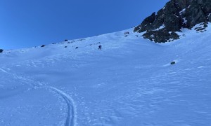 Skitour Hochspitz - steiler Aufstieg