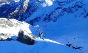 Skitour Hochspitz - Aufstieg über Nordgrat