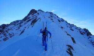 Skitour Hochspitz - Aufstieg über Nordgrat