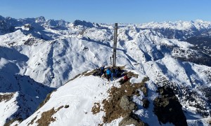 Skitour Hochspitz - Gipfelsieg