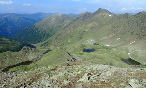 Hochgrabe Königsweg - Aufstieg, Rückblick Sieben Seen