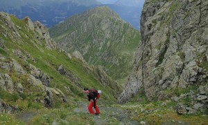 Klettersteig Steinwand - steiler Aufstieg