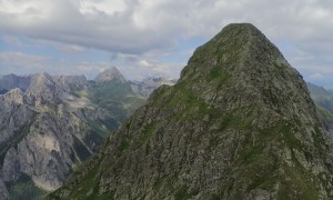 Klettersteig Steinwand - Blick zum Hochkopf und im Hintergrund Hochweißstein