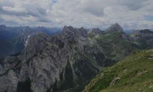 Klettersteig Steinwand - Blick zum Hochweißstein