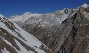 Bergtour Hohes Kreuz - Blick zur Dreiherrenspitze