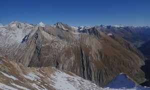 Bergtour Hohes Kreuz - Blick zu den Malhalmspitzen und Quirl