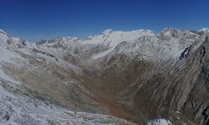 Bergtour Hohes Kreuz - Blick zur Dreiherrenspitze