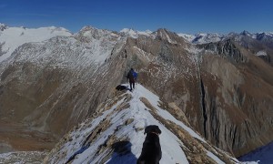 Bergtour Hohes Kreuz - Abstieg Ostgrat