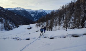 Skitour Hochgrabe - Zustieg Einattal