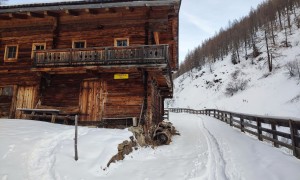 Skitour Hochgrabe - Zustieg, bei der Schmidhofalm