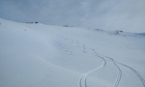 Skitour Hochgrabe - Abfahrt