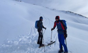 Skitour Hochgrabe - Abfahrt