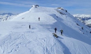 Skitour Gumriaul - Sattel, beim Weißlachberg