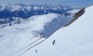 Skitour Gumriaul - Steilhang