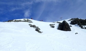 Skitour Gölbner - Abfahrt Rückblick