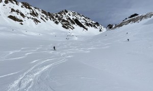 Skitour Gölbner - Abfahrt