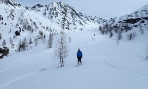 Skitour Gölbner - Abfahrt