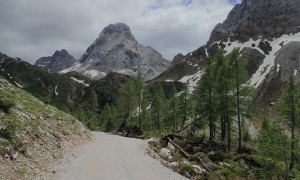 Biketour Wolayerseehütte - Blick zur Seewarte