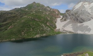 Biketour Wolayerseehütte - Blick um Rauchkofel und Valentintörl