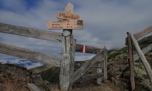 Bergtour Grenzlandweg - beim Pfanntörl