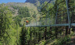 Bergtour Domhütte - Charles Kuonen Hängebrücke