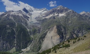 Bergtour Domhütte - oberhalb der Europahütte