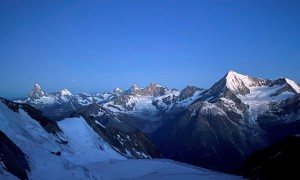 Hochtour Dom - Morgendämmung