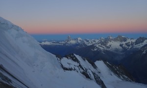 Hochtour Dom - Morgendämmung