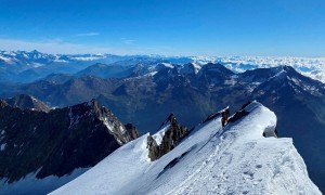 Hochtour Dom - Abstieg Hohberggletscher