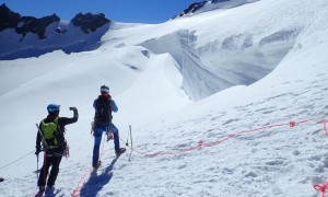 Hochtour Dom - Abstieg Hohberggletscher