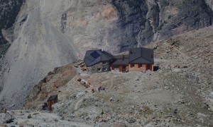 Hochtour Dom - kurz vor der Domhütte