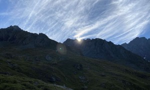 Hochtour Großer Hexenkopf - Blick zum Westgrat