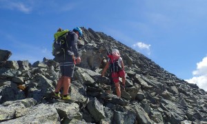 Hochtour Großer Hexenkopf - Blockkletterei Westgipfel